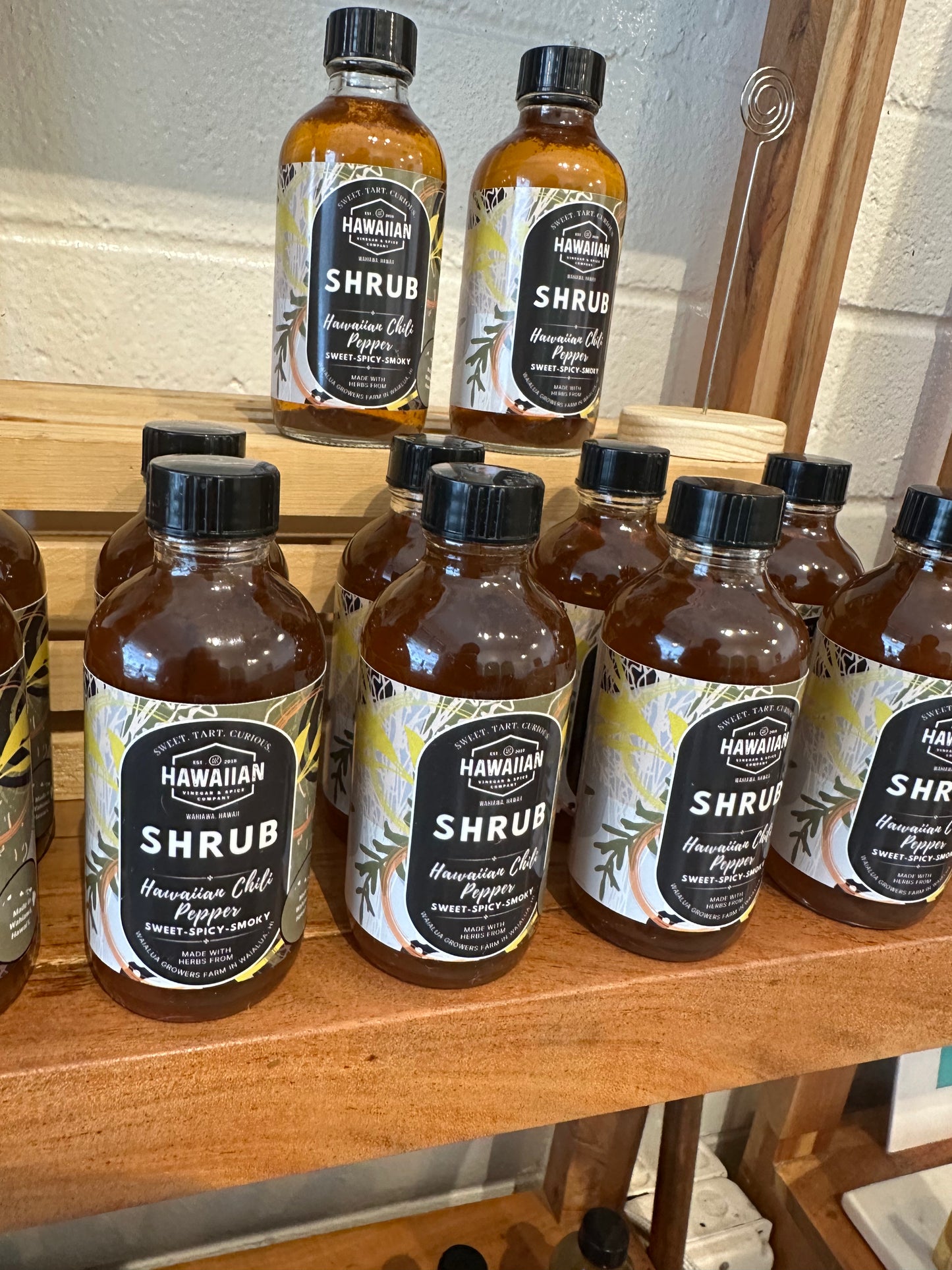 Smoked Hawaiian Chili Pepper Shrub