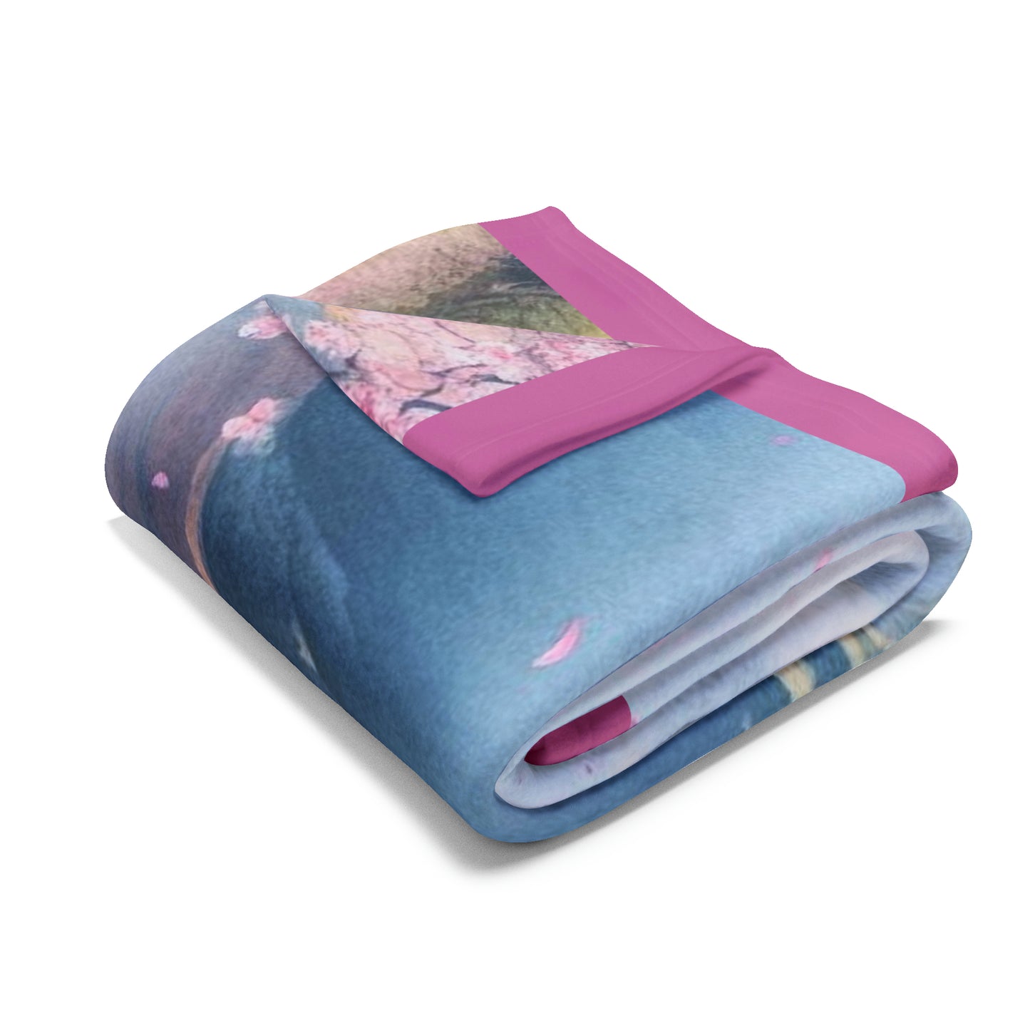 Wahiawa Cherry Blossom Fleece Blanket