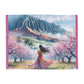 Wahiawa Cherry Blossom Fleece Blanket