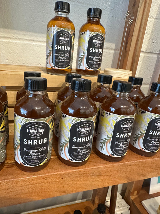 Smoked Hawaiian Chili Pepper Shrub