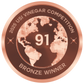 2025 USI Vinegar Competition Bronze Medal 91 point badge for Cacao Nectar Vinegar